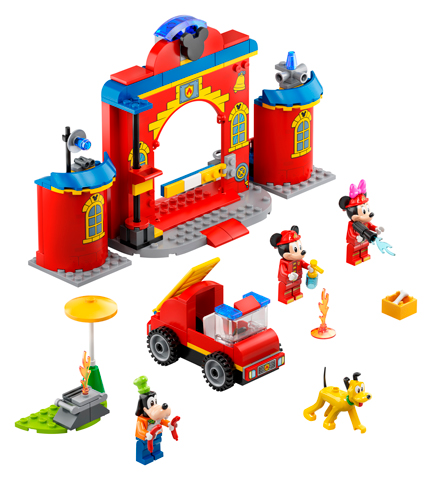 Mickey & Friends Fire Truck & Station, 10776
