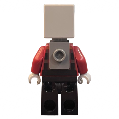Illager (Pillager) - Narrow Eyes, Dark Bluish Gray Neck Bracket, min229