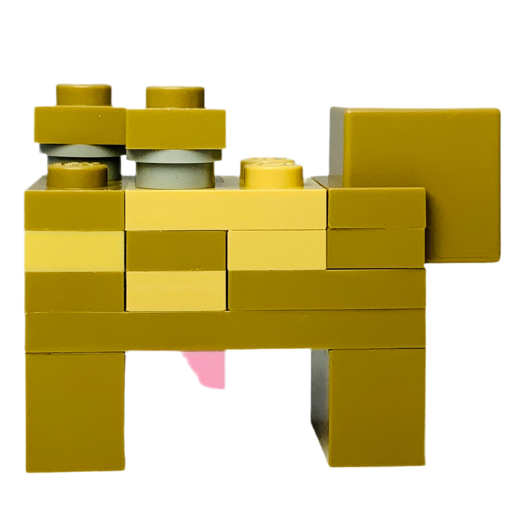 Minecraft Cow - Mooshroom Dark Tan, minecow09