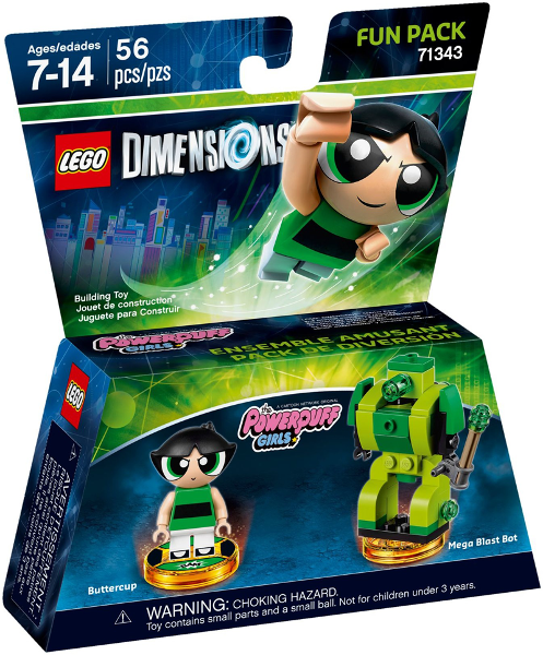 Fun Pack - The Powerpuff Girls (Buttercup and Mega Blast Bot), 71343