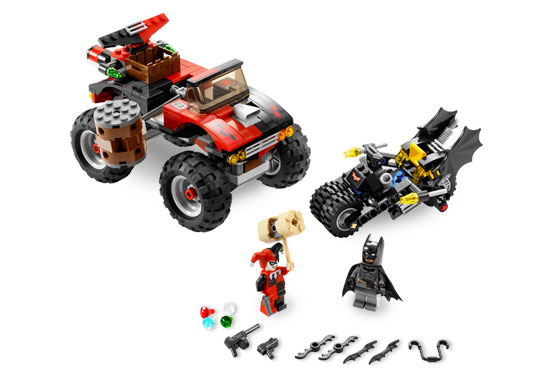 The Batcycle: Harley Quinn's Hammer Truck, 7886