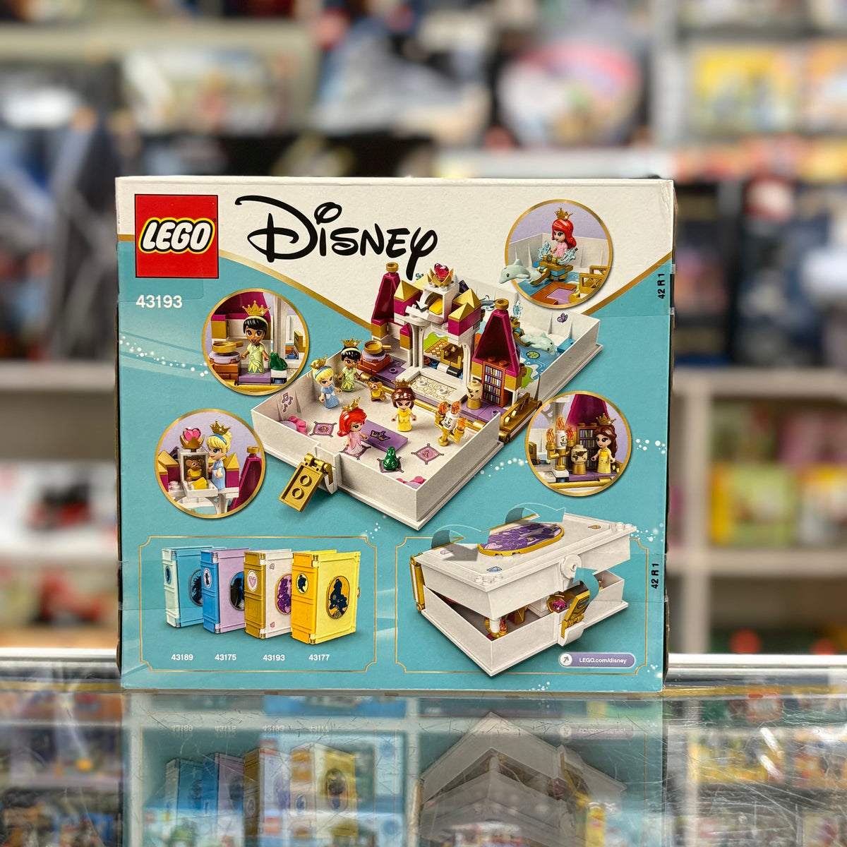 Ariel, Belle, Cinderella and Tiana's Storybook Adventures, 43193