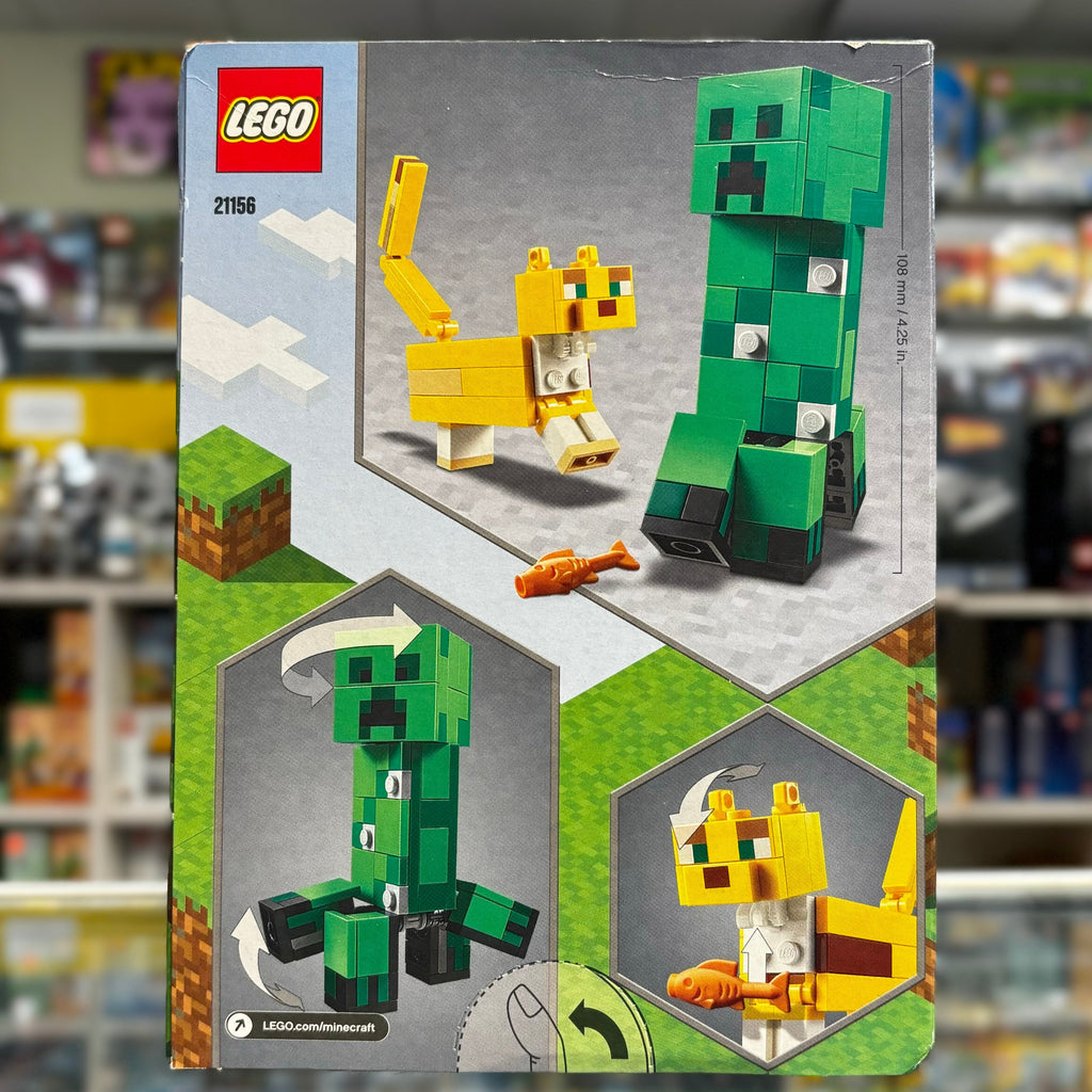 BigFig Creeper and Ocelot, 21156 - LEGO® Minecraft Set