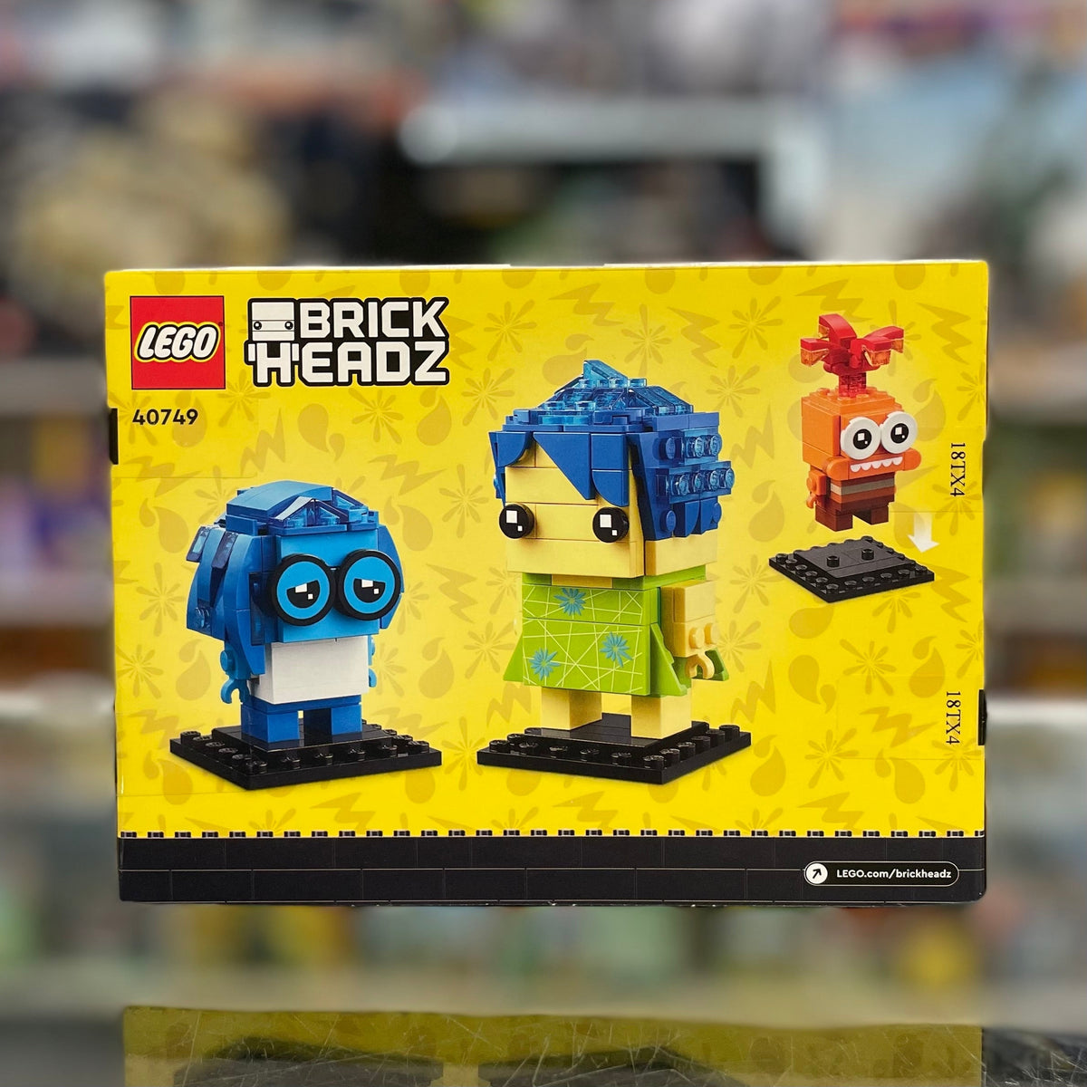 Joy, Sadness & Anxiety, 40749 - LEGO® BrickHeadz Set