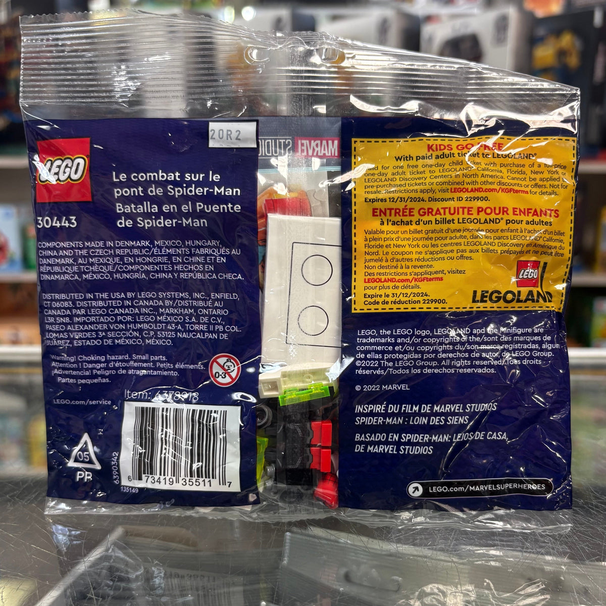 LEGO® Marvel Set: Spider-Man Bridge Battle polybag, 30443