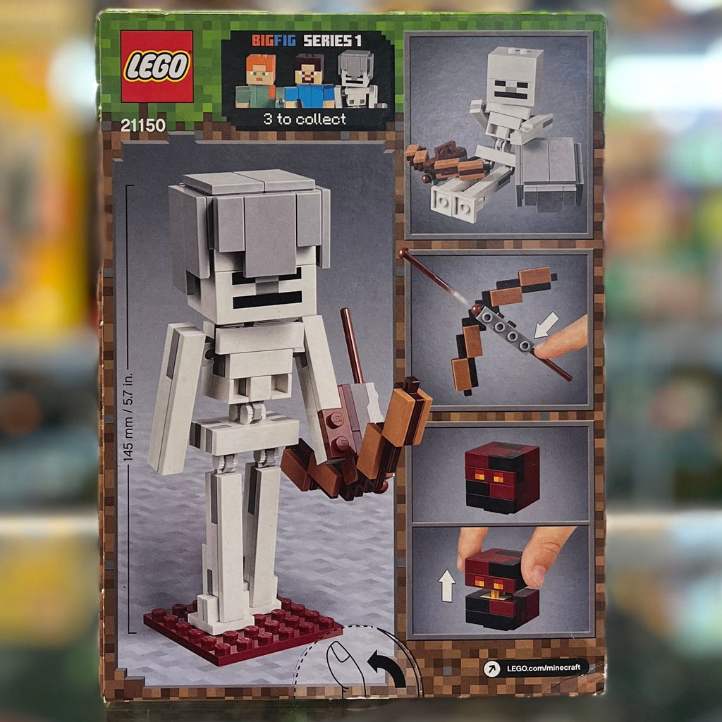 Minecraft Skeleton BigFig with Magma Cube, 21150 - LEGO® Minecraft Set