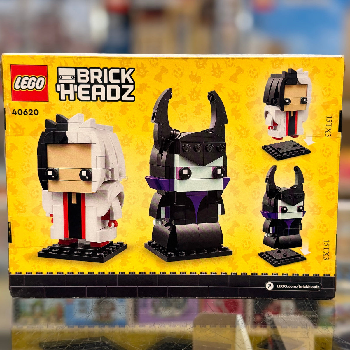 Cruella & Maleficent - 40620 - LEGO® Disney BrickHeadz Set