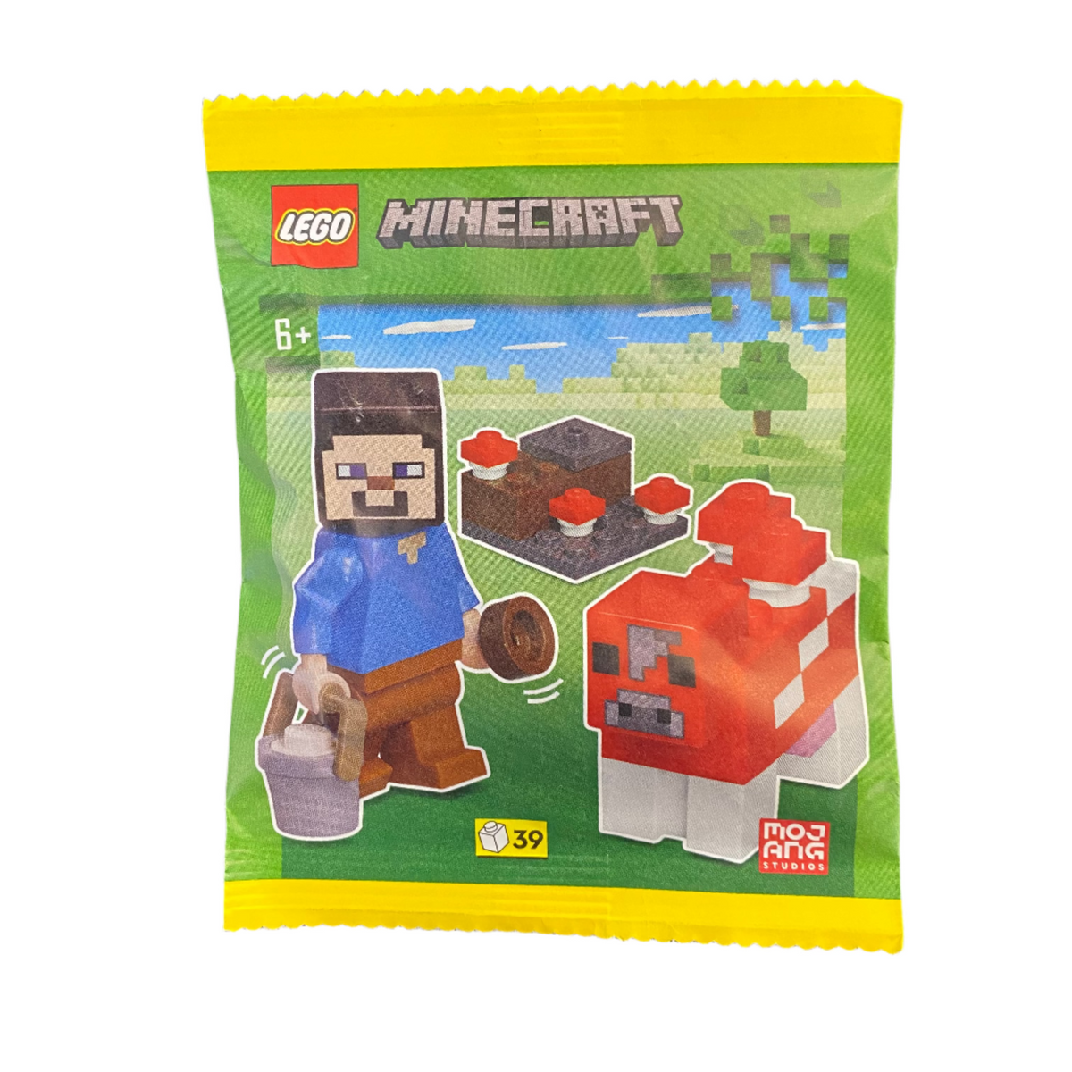 Steve with Mooshroom paper bag, 662407 - LEGO® Minecraft Set