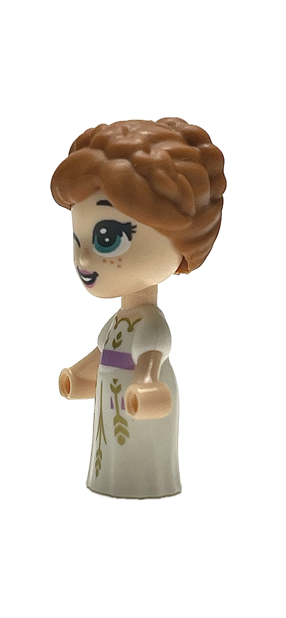 Anna, Micro Doll, White Dress, dp084 - LEGO® Disney Minifigure