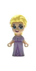 Elsa, Micro Doll, Lavender Dress, dp083 - LEGO® Disney Minifigure