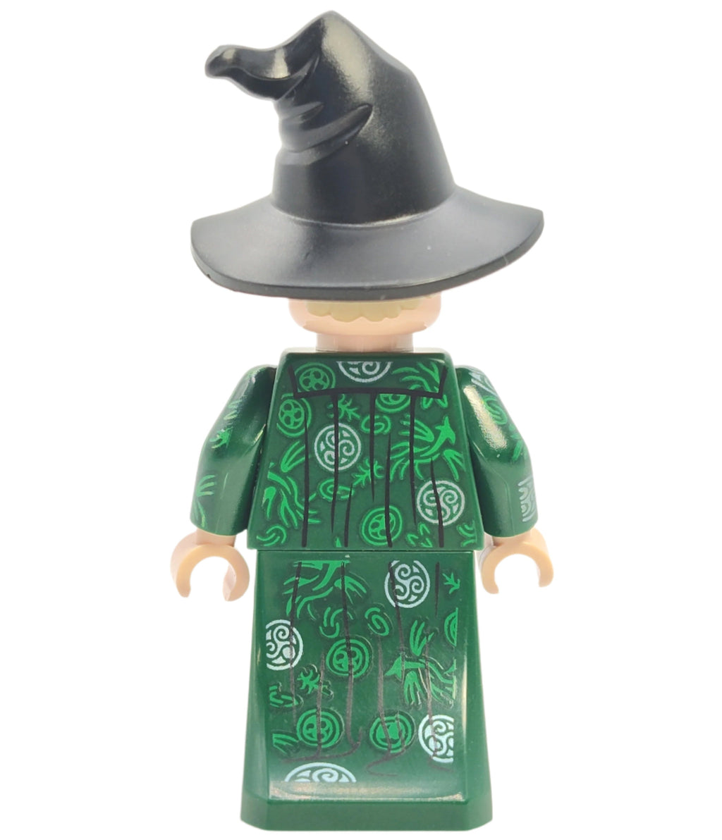Professor Minerva McGonagall - Dark Green Robe and Printed Arms, hp473