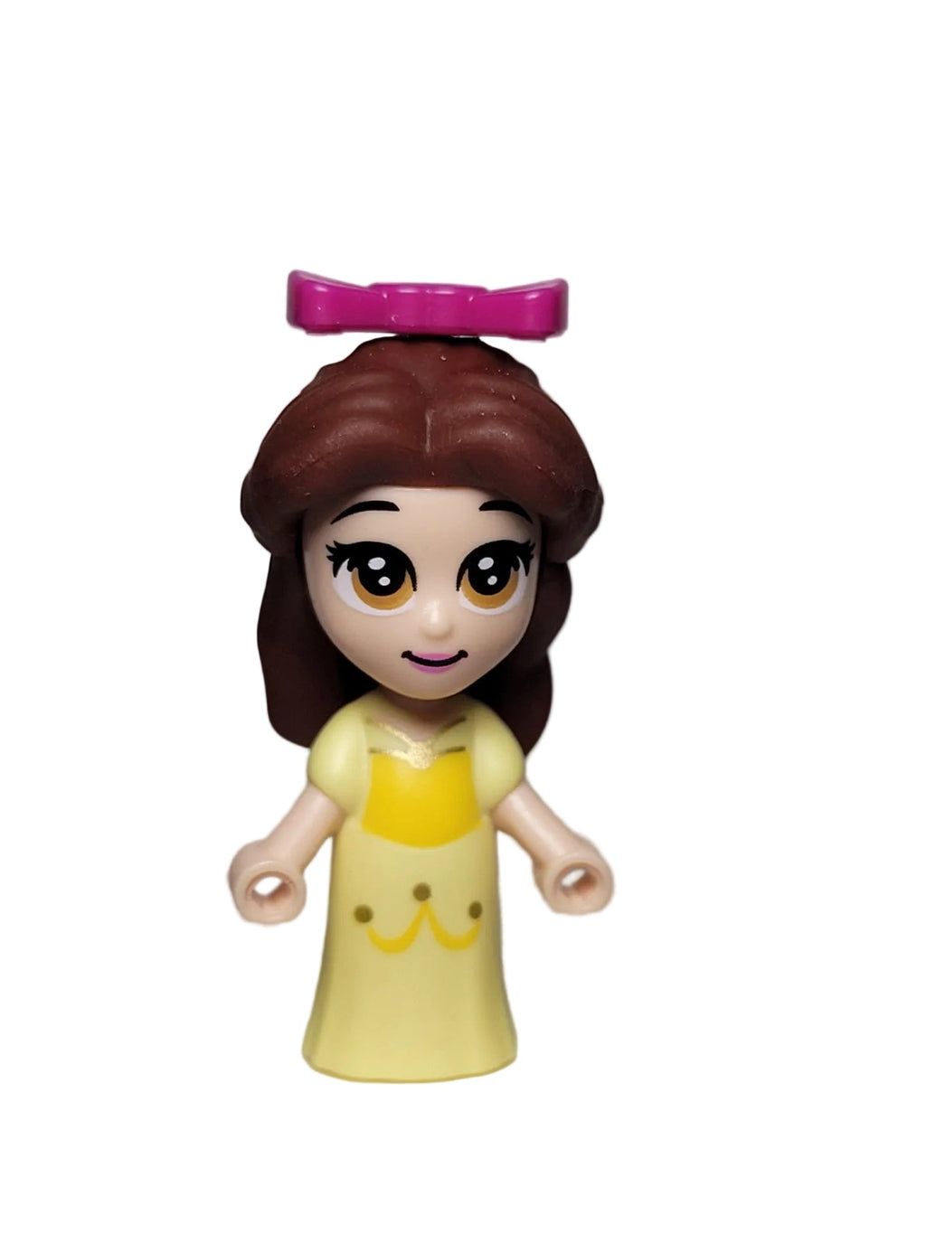 Belle with Bow Micro Doll, dp090 - LEGO® Disney Minifigure